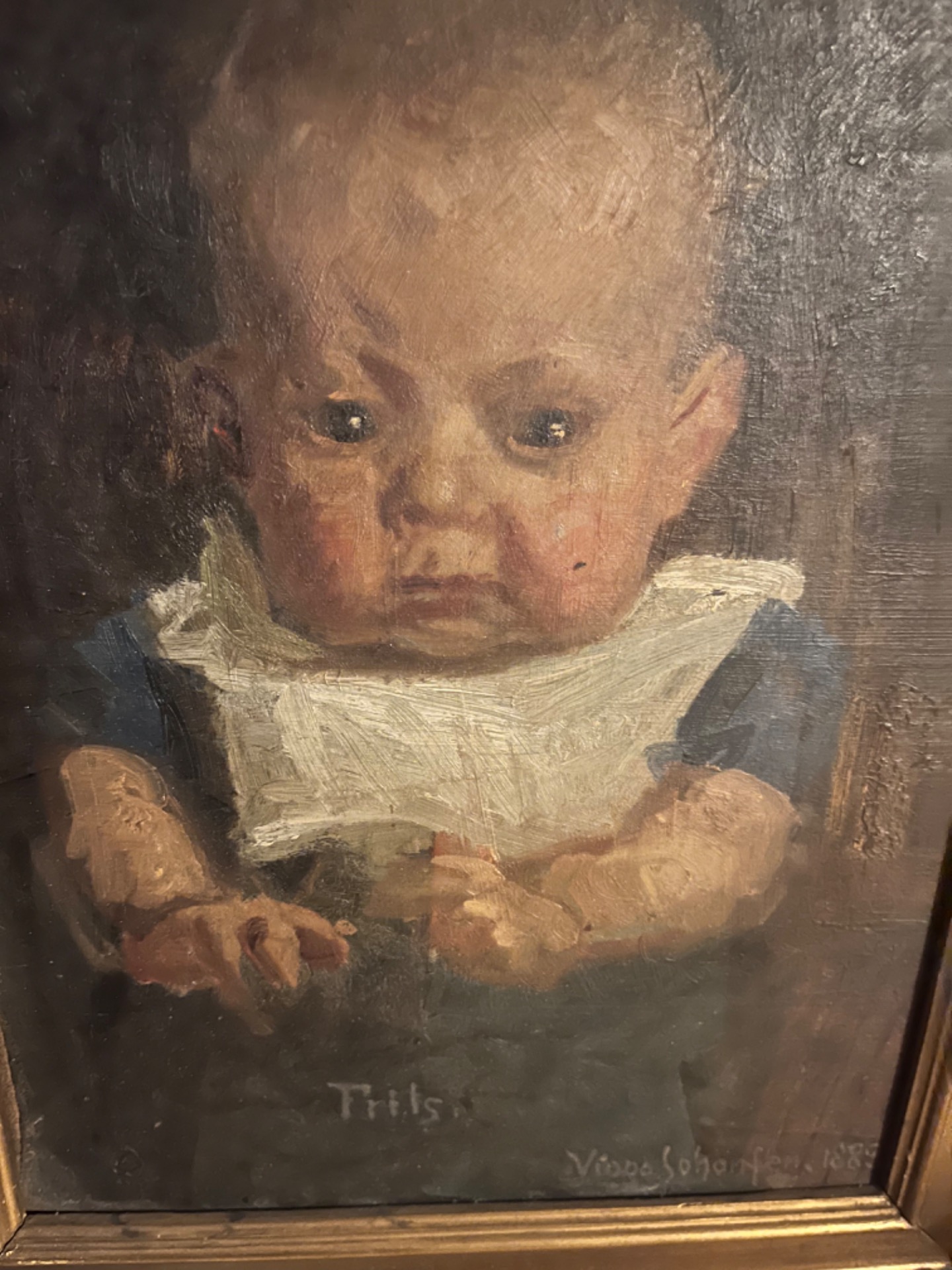 Portræt af kunstnerens søn Fritz (1883)