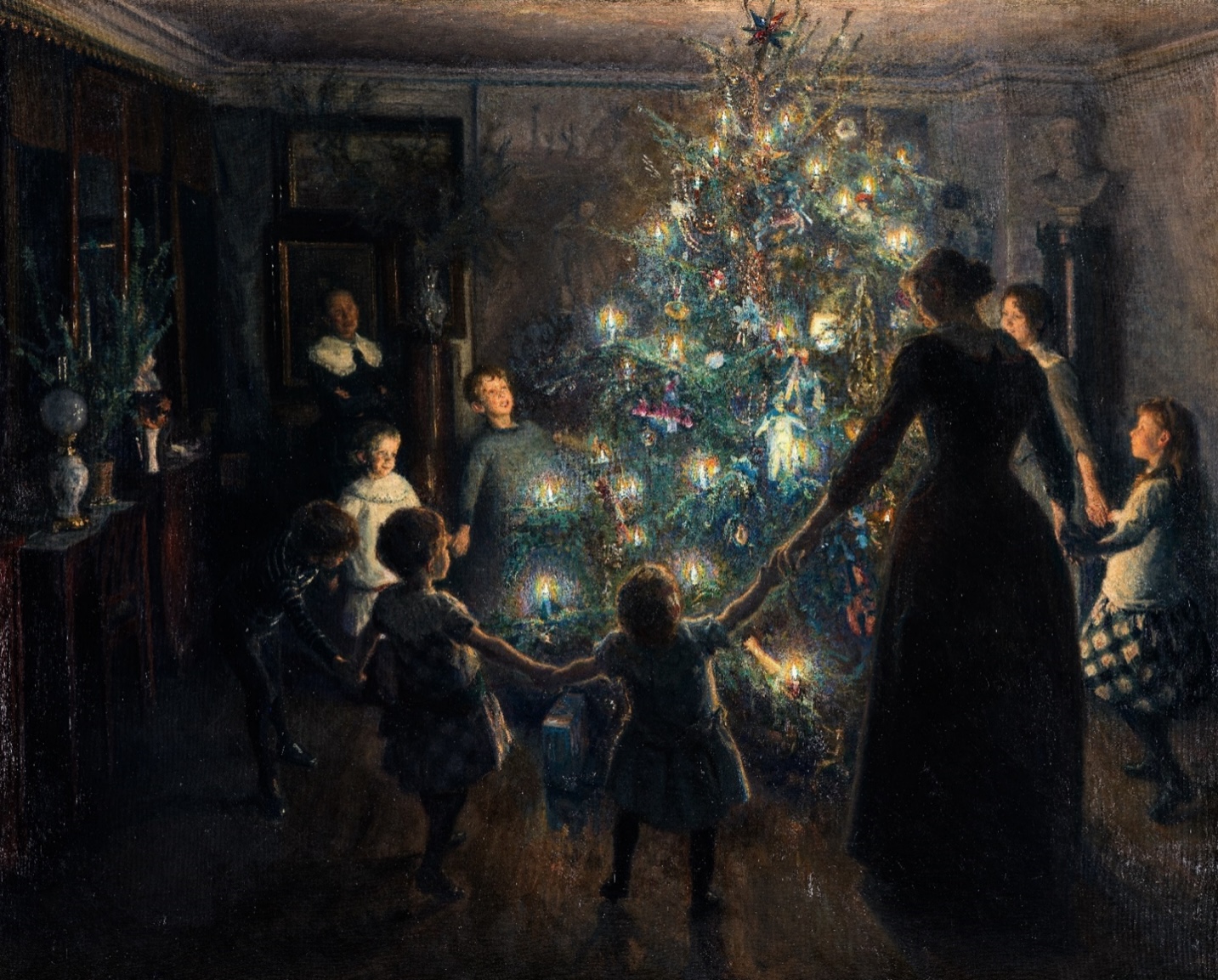 Fig. 24. Viggo Johansen: Glade Jul. 1991. Tilhører den Hirschsprungske Samling